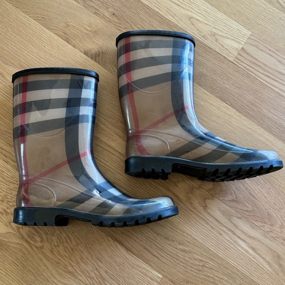 Burberry London Nova Check rain boots Size 38 - Picture 2 of 9